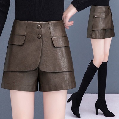 2025年秋冬新款皮裙女高腰韩版
