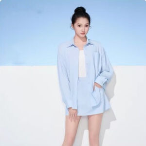 防晒衣女2026春夏新款防紫外线冰丝衬衫宽松休闲百搭抗皱防晒外套