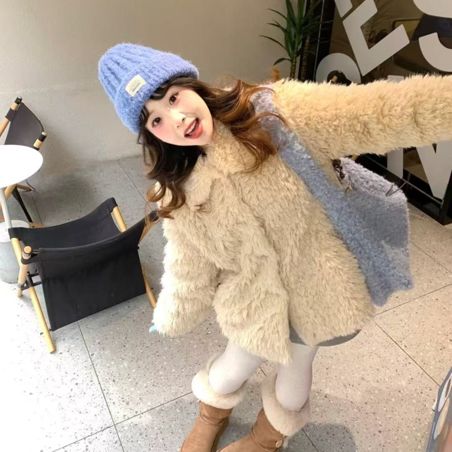 羊羔毛外套女秋冬季新款年轻款