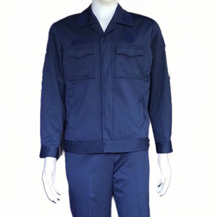 际华新款消防备勤服帽蓝色夏季短袖工装冬季加厚制服春秋套装夹克