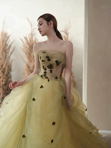 Розовое свадебное платье, по фигуре, французский стиль, в цветочек