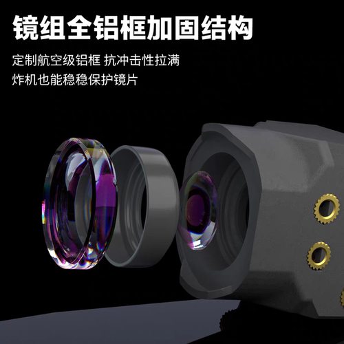 海豚模型O4 150° 增广镜头定制外壳 适配大疆图传穿越机花飞航拍