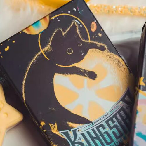 默默纸牌KING STAR星之梦V2究极太空猫限量收藏花切扑克纸牌