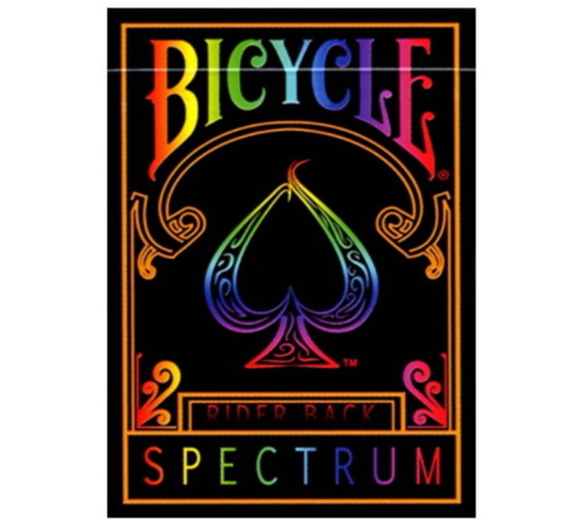 默默纸牌bicycle Spectrum v3美国产新版色谱单车魔术收藏扑克牌