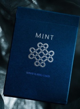默默纸牌Mint V2 deck美国进口薄荷二代黑色墨绿色花切收藏扑克牌