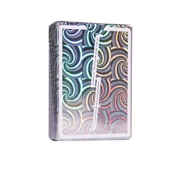 默默纸牌Holo V2 Fontaine deck台湾产螺旋炫彩方丹花切扑克牌