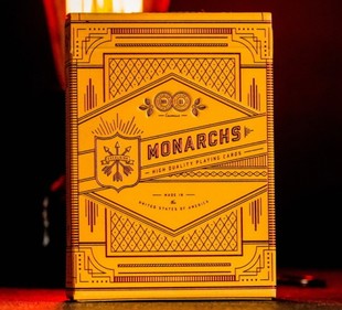 默默纸牌Theory11 Monarch deck中国金君王限定版花切收藏扑克牌