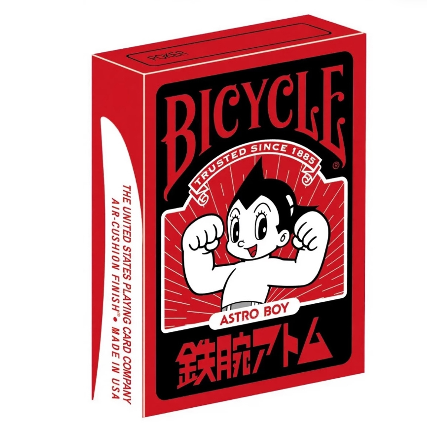 默默纸牌Bicycle ASTRO BOY阿童木单车联名花切收藏魔术扑克纸牌