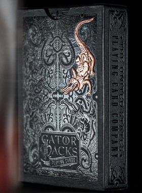 默默纸牌 Gator backs deck大卫布莱恩短吻鳄自带魔术牌序扑克牌