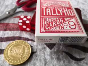 默默纸牌tallyho hoyle 白幽灵uv500二代黄标单车仅拆全新扑克牌