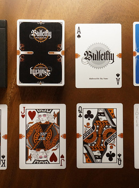 默默纸牌Bulletfly playingcard美国原装稀有飞行子弹限量款扑克