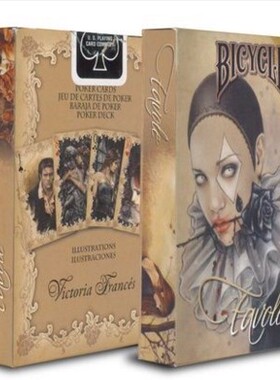 默默纸牌Bicycle Favole playingcard美国维多利亚吸血鬼扑克牌