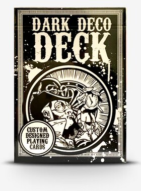 默默纸牌Dark Deco playingcard美国原装进口黑暗装饰扑克牌