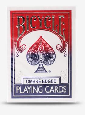 默默纸牌Bicycle Ombre playingcard美国原装渐变口单车扑克牌