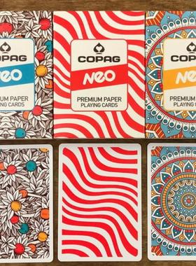 默默纸牌Copag Neo Series Deck库帕意大利进口收藏花切扑克牌