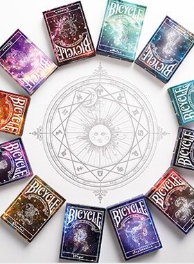 默默纸牌Constellation playingcard美国星座单车限量收藏扑克牌