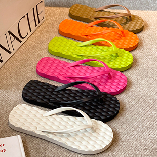 夹脚拖鞋 人字拖女夏外穿夹板防滑浴室洗澡沙滩海边夹趾游泳时尚 男