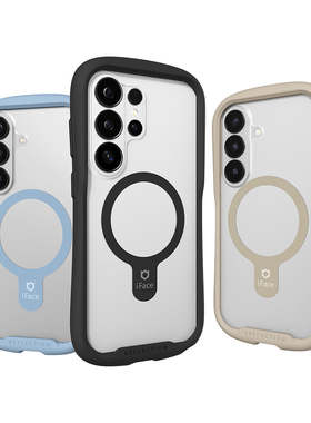 韩国原装正品 iFace 适用三星S25Ultra/S26Ultra防摔手机壳透明磁吸钢化玻璃保护套hamee简约商务抗震时尚