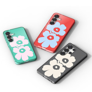 三星官方正品 Marimekko Unikko联名S25Ultra/S25+手机壳防摔创意英伦可爱花花保护套INS风奢华时尚