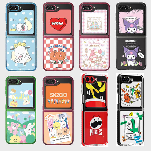 三星zFlip5硅胶主题卡通智能防摔