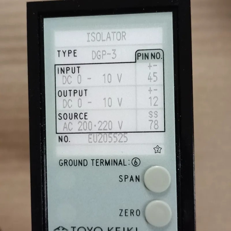 TOYO KEIKI 东洋控制器 信号变换器 DGP－3