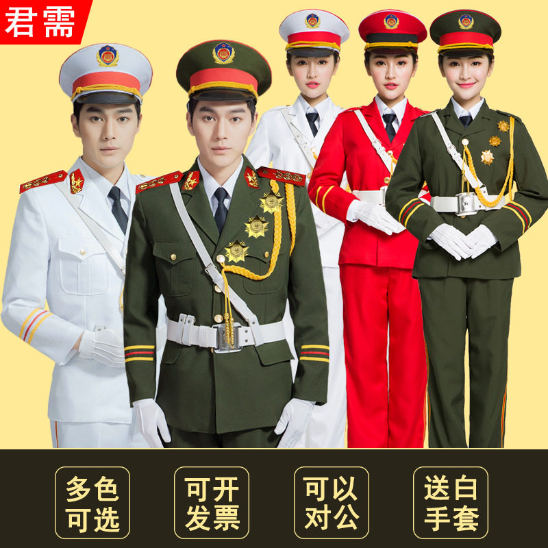 学校学生升旗手服装演出仪仗队国旗班管乐队合唱团鼓乐队礼服批发