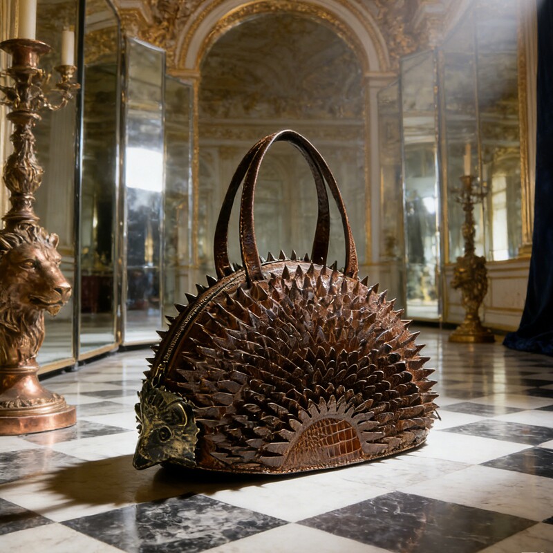 个性创意酷飒拽姐辣妹独特手提斜挎包设计感小众动物造型刺猬包包