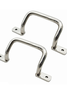 镀铬 UHFSN110/120/125/160/200/250 把手圆型握柄角座型双弯拉手