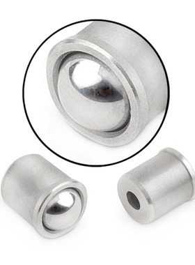 不锈钢光身玻珠 PFSSR4/5/6/8/10重载加长型压入式球头柱塞 ZAL02