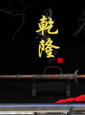 不锈钢龙泉镇蒋氏宝剑乾隆佩剑武术硬剑收藏镇宅礼品剑长剑未开刃