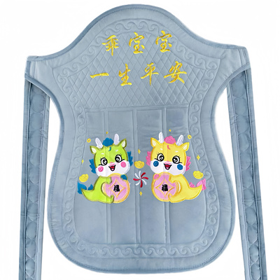 新贵州传统婴儿背带刺绣解放双手带娃外出云贵川宝宝袋背小孩背巾