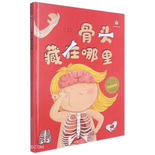 正版图书包邮 暖心熊绘本馆·奇妙的身体原创绘本:骨头藏在哪里(精装绘本)韩丽著9787558549434北方妇女儿童出版社