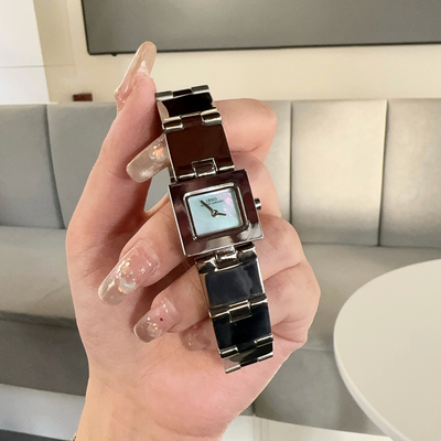 新款金属小方块高级女表