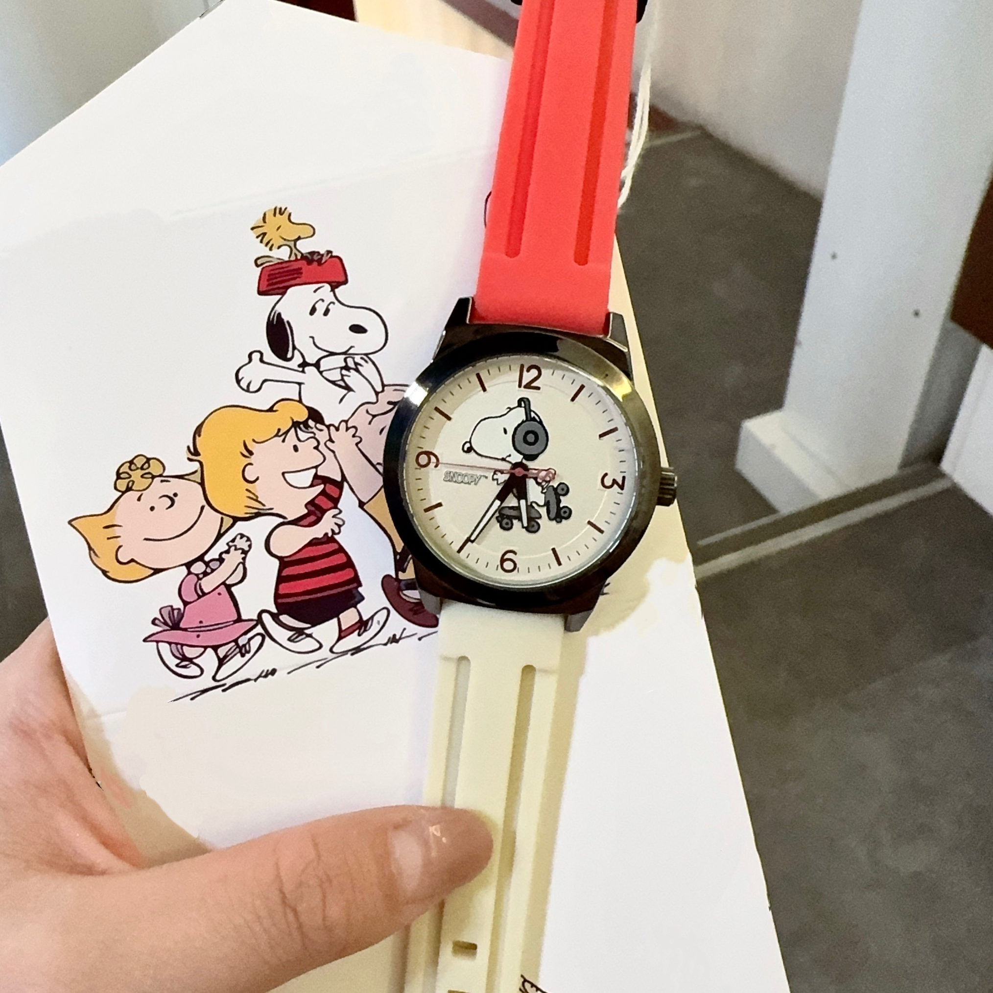 史努比正品考试专用轮滑小狗静音防水高颜值手表初高中夜光青少年