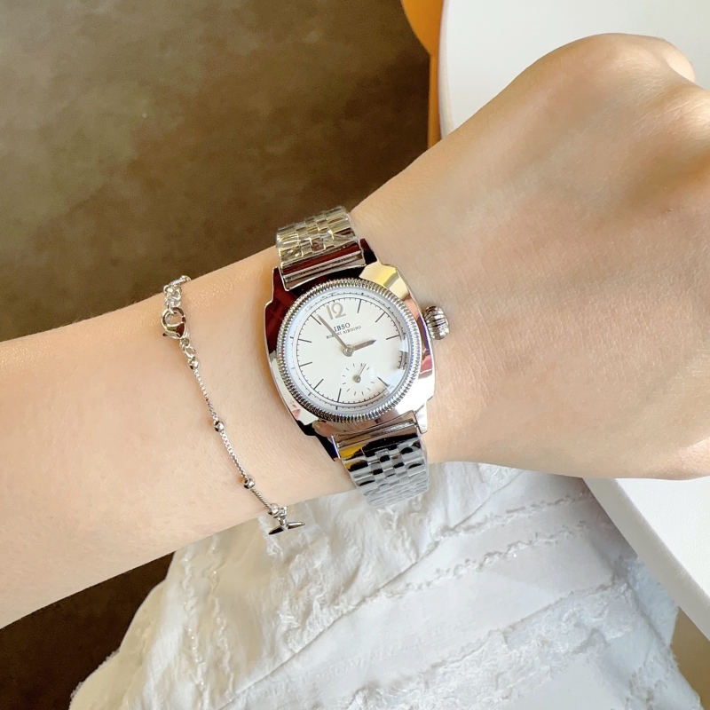 瑞士IBSO新款超薄方形女士手表复古时尚简约潮流高级感轻奢名牌