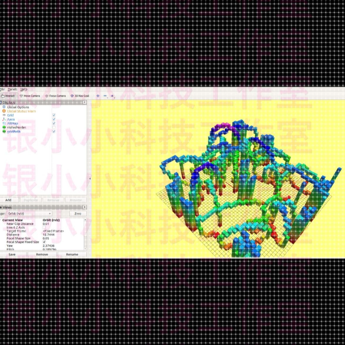 基于ros环境的分层Astar算法路径规划实时仿真与实现
