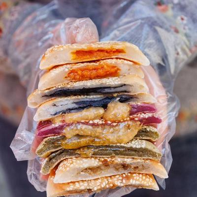 江门恩平特产烧饼老广味道豆沙