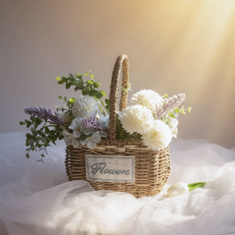 写真旅拍订婚仿真花束