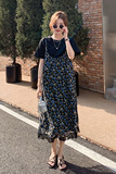 现货2022夏季新款两件套碎花连衣裙(前后可穿)P115K168，女装连衣裙，时倾STUDIO