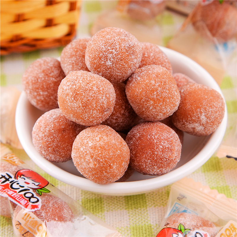 兴隆兴乐山楂球雪丽球儿童果丹皮休闲零食两球独立装500gx3袋大包