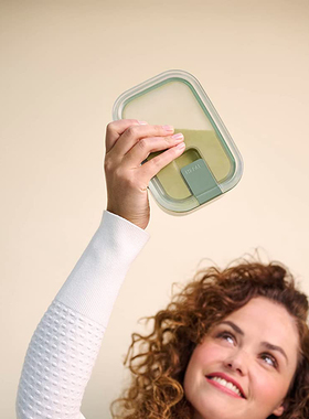 荷兰产 Mepal 高硼硅玻璃保鲜盒防漏备餐可微波饭盒便当盒午餐盒