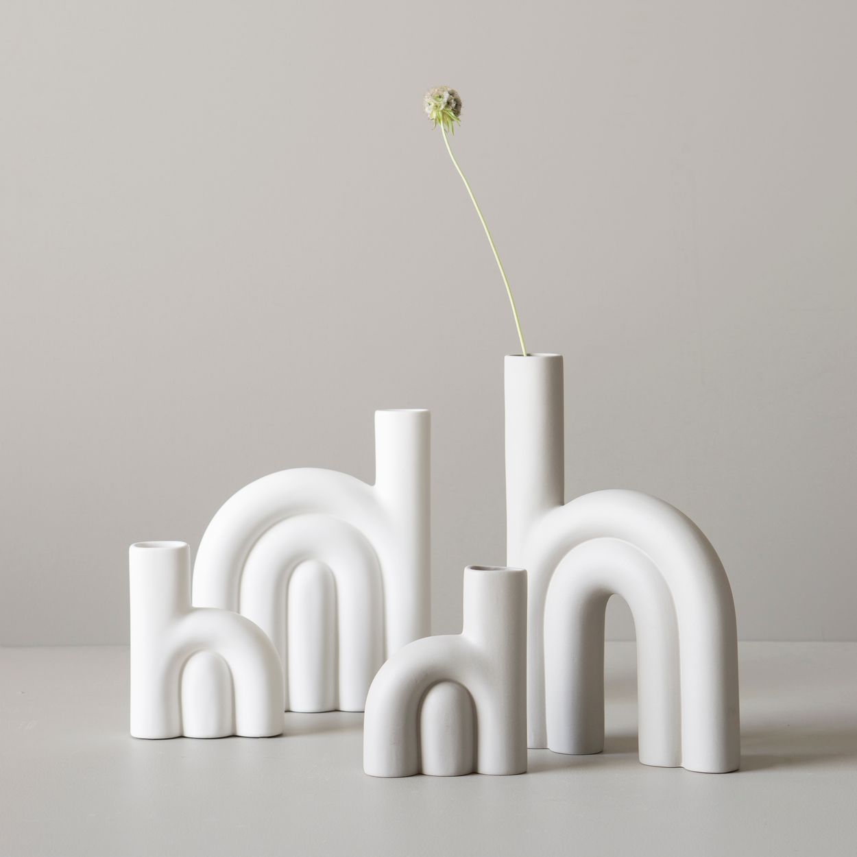 瑞典代购 DBKD 北欧ins风极简Rope陶瓷花瓶干花花器客厅装饰摆件