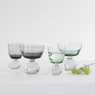 比利时品牌Serax 永恒的雪透明玻璃酒杯葡萄酒洋酒高脚鸡尾酒杯子