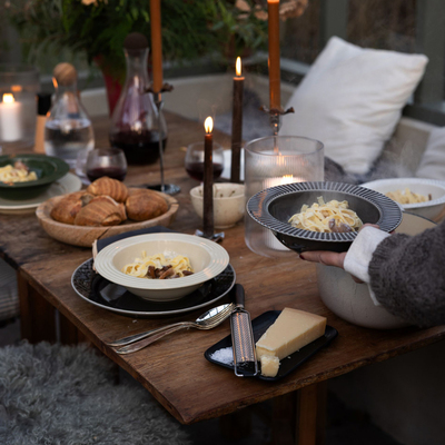 瑞典代购 Sagaform北欧ins风简约意大利面盘子汤盘深盘陶瓷大汤碗