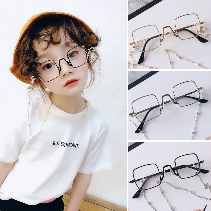 儿童墨镜太阳镜男童女童方框走秀遮阳眼镜小孩宝宝时尚街拍眼镜潮