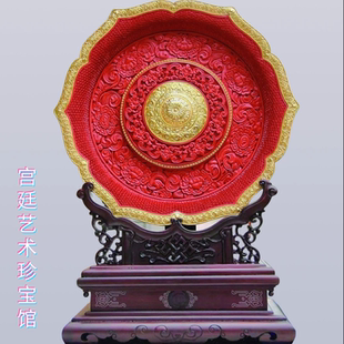 国礼丝路绽放花丝镶嵌雕漆赏盘袁长君李志刚联袂创作官方正品特价