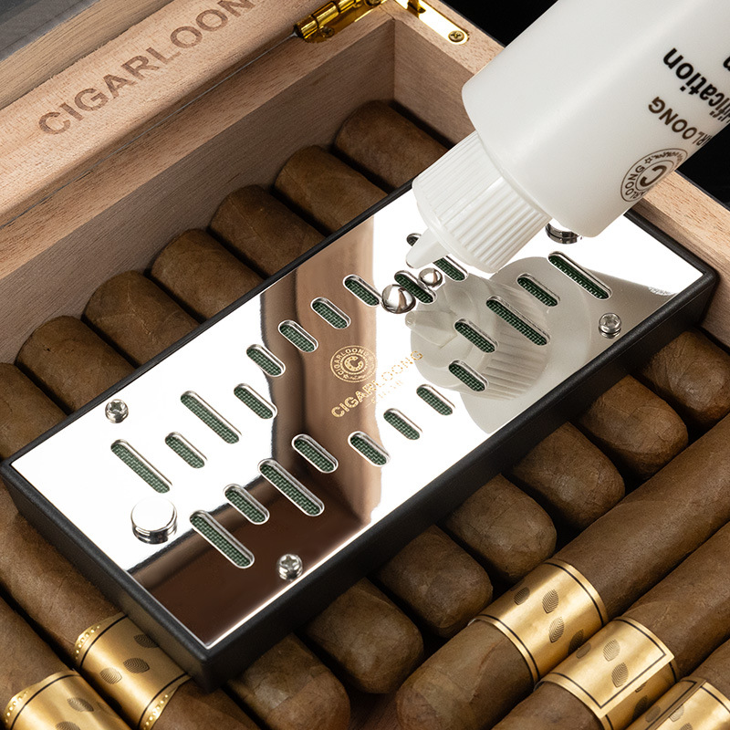 茄龙雪茄加湿器便携式稳定持久保湿轻巧简约雪茄配件保湿器