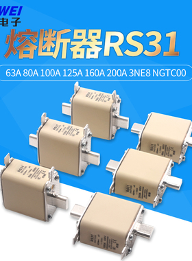 熔断器RS31 63A 80A 100A 125A 160A 200A 3NE8 NGTC00