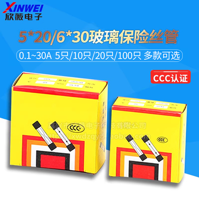 5*20/6*30mm玻璃保险丝管