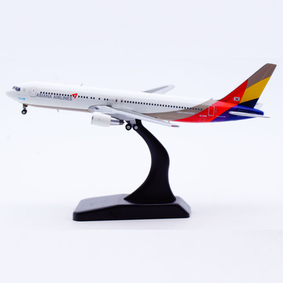 JC Wings 1:400 韩亚航空 波音 B767-300 HL7248 合金 飞机模型